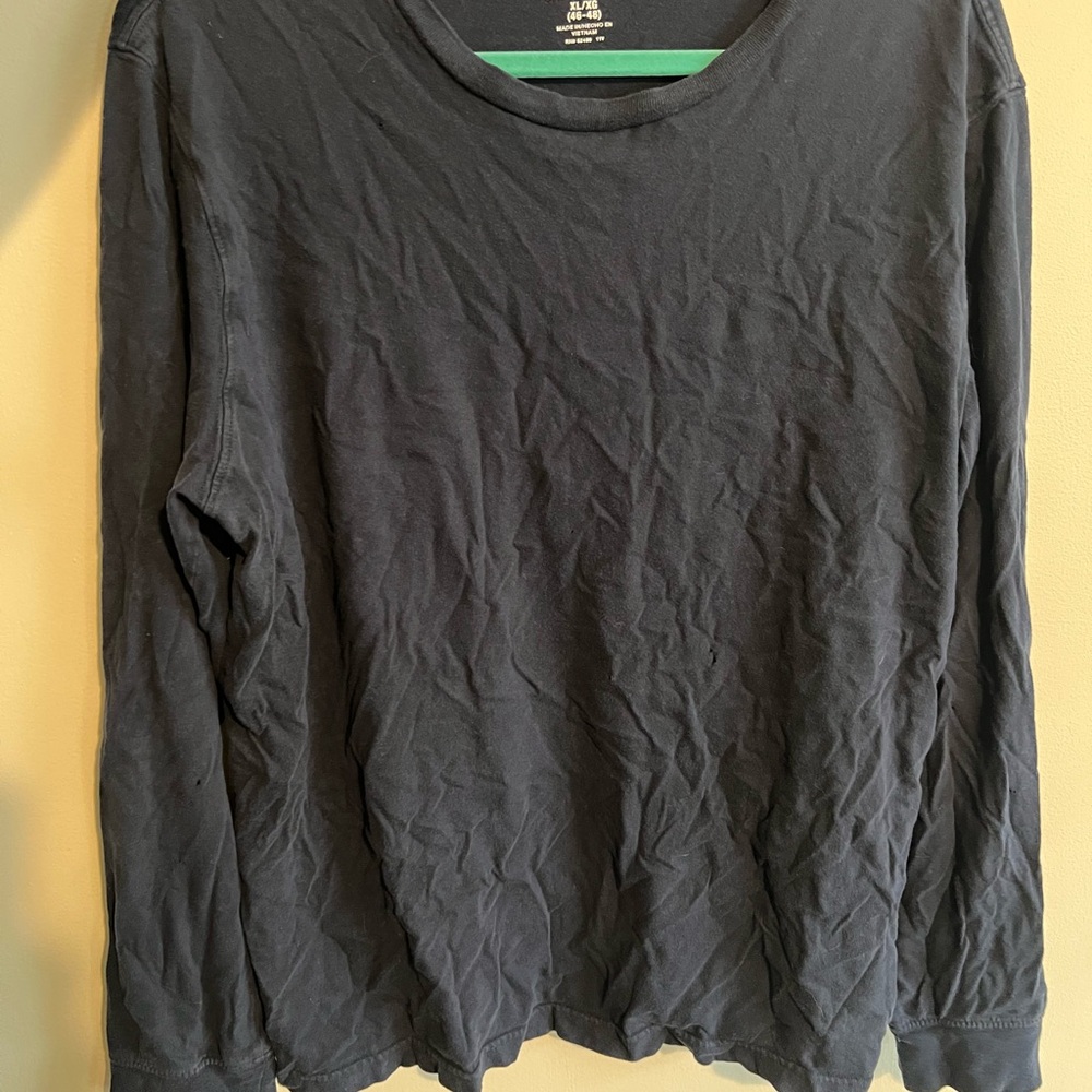 Men's Navy Long Sleeve Shirt